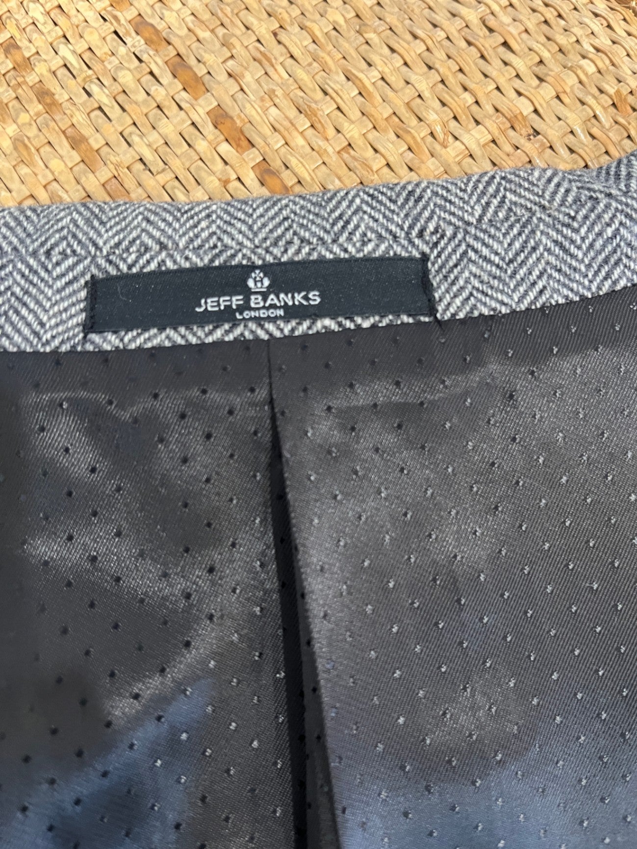 Jeff Banks Jacket and waistcoat M Grey