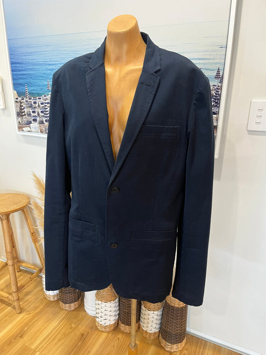 Perry Ellis Jacket L Dark Blue