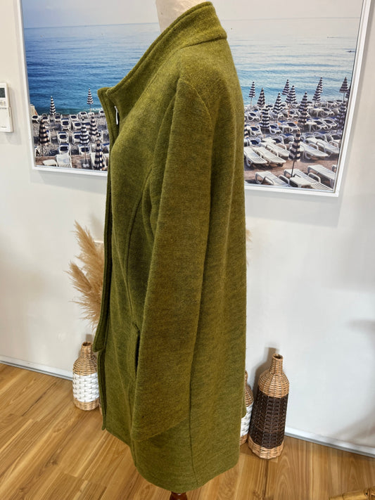 See Saw Coat Medium Lime Green Stylish Winter Coat
