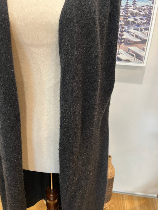 Scott + Scott London 100% Cashmere Vest – Grey | Size Large | Luxury Knit