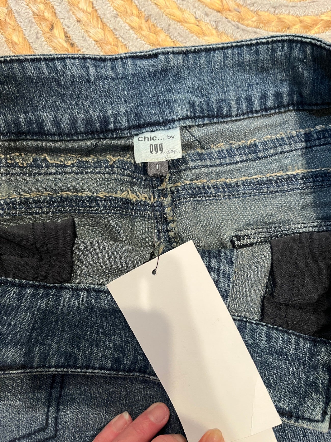 Chic... by EGG Blue Maternity Jeans | Comfortable Everyday Fit | Size 10
