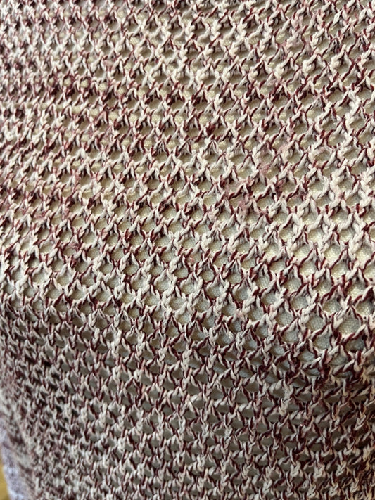 Insight Boho Burgundy Jersey Top | Size 10 | Lightweight Relaxed Style