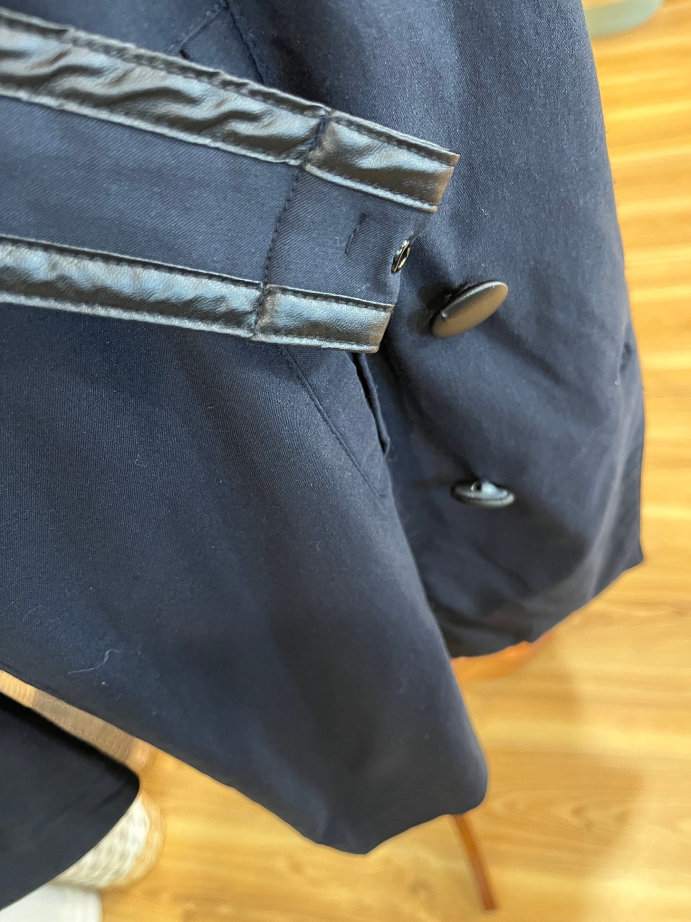 PRINCIPALS Navy Trench Coat | Classic Timeless Outerwear | Size 14