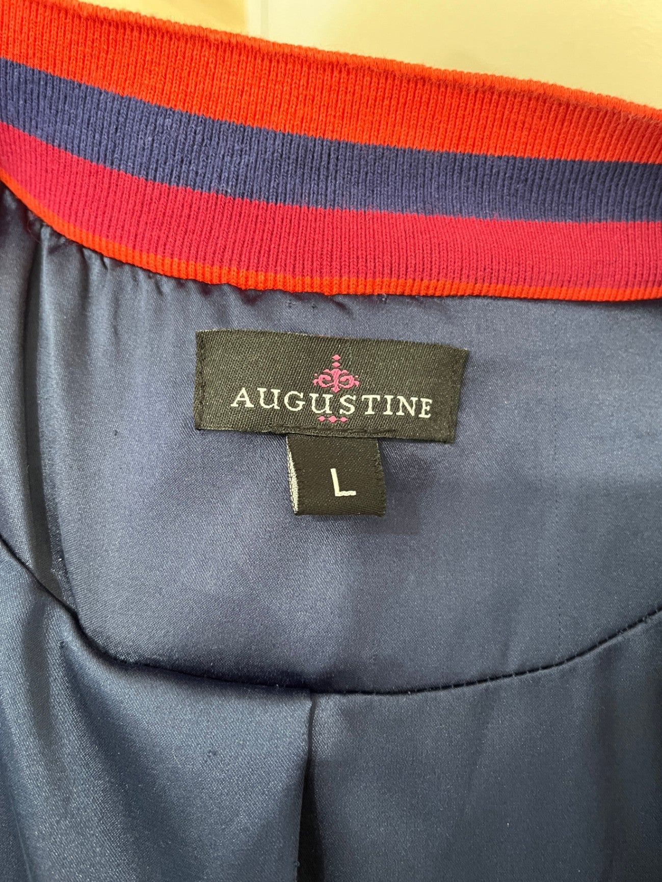 Augustine Faux Fur Bomber Jacket – Multicolor | Size Large