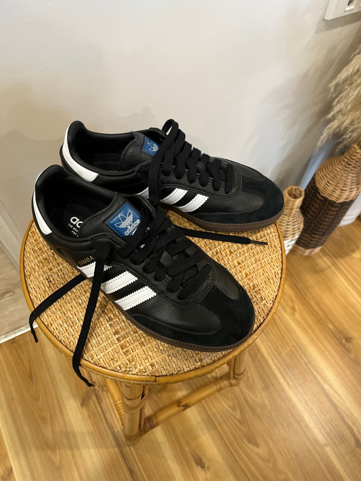 Adidas Samba Sneakers Black & White | US 5.5 / UK 5