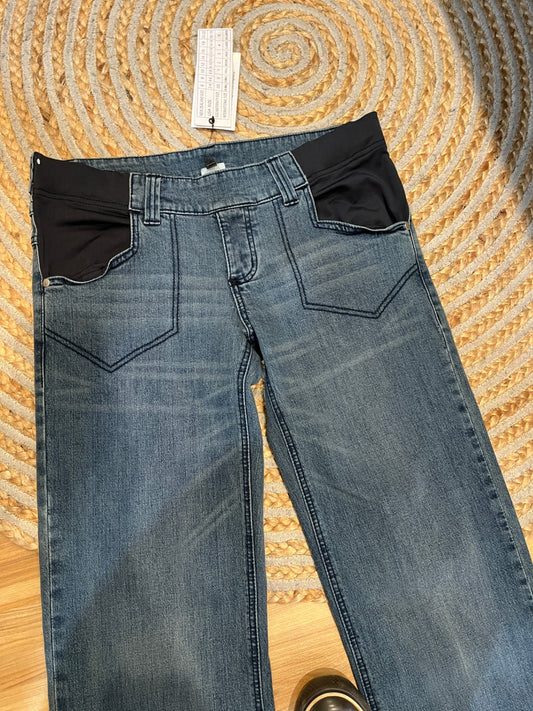 Chic... by EGG Blue Maternity Jeans | Comfortable Everyday Fit | Size 10