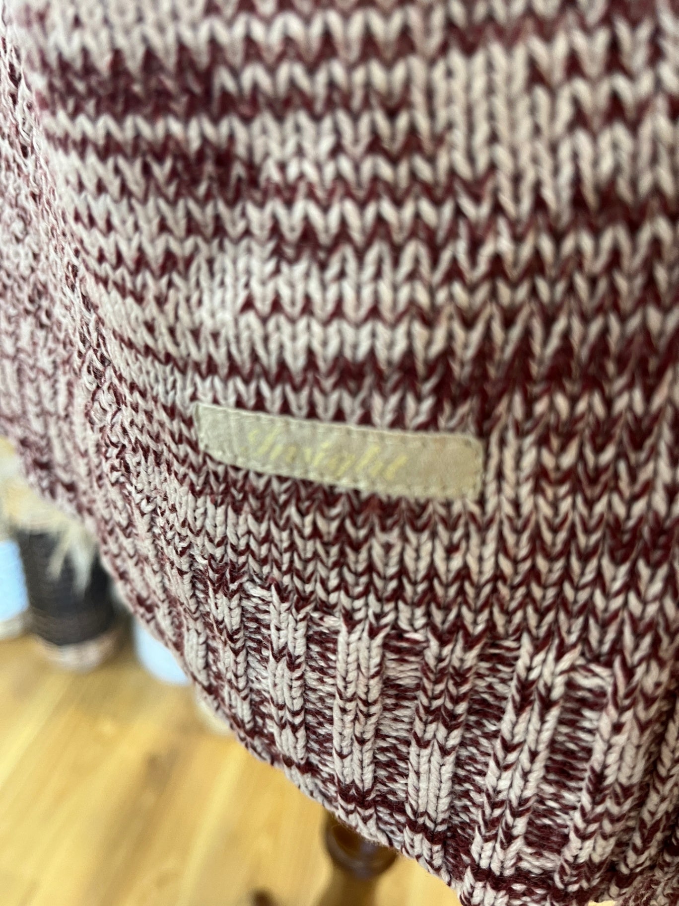 Insight Boho Burgundy Jersey Top | Size 10 | Lightweight Relaxed Style