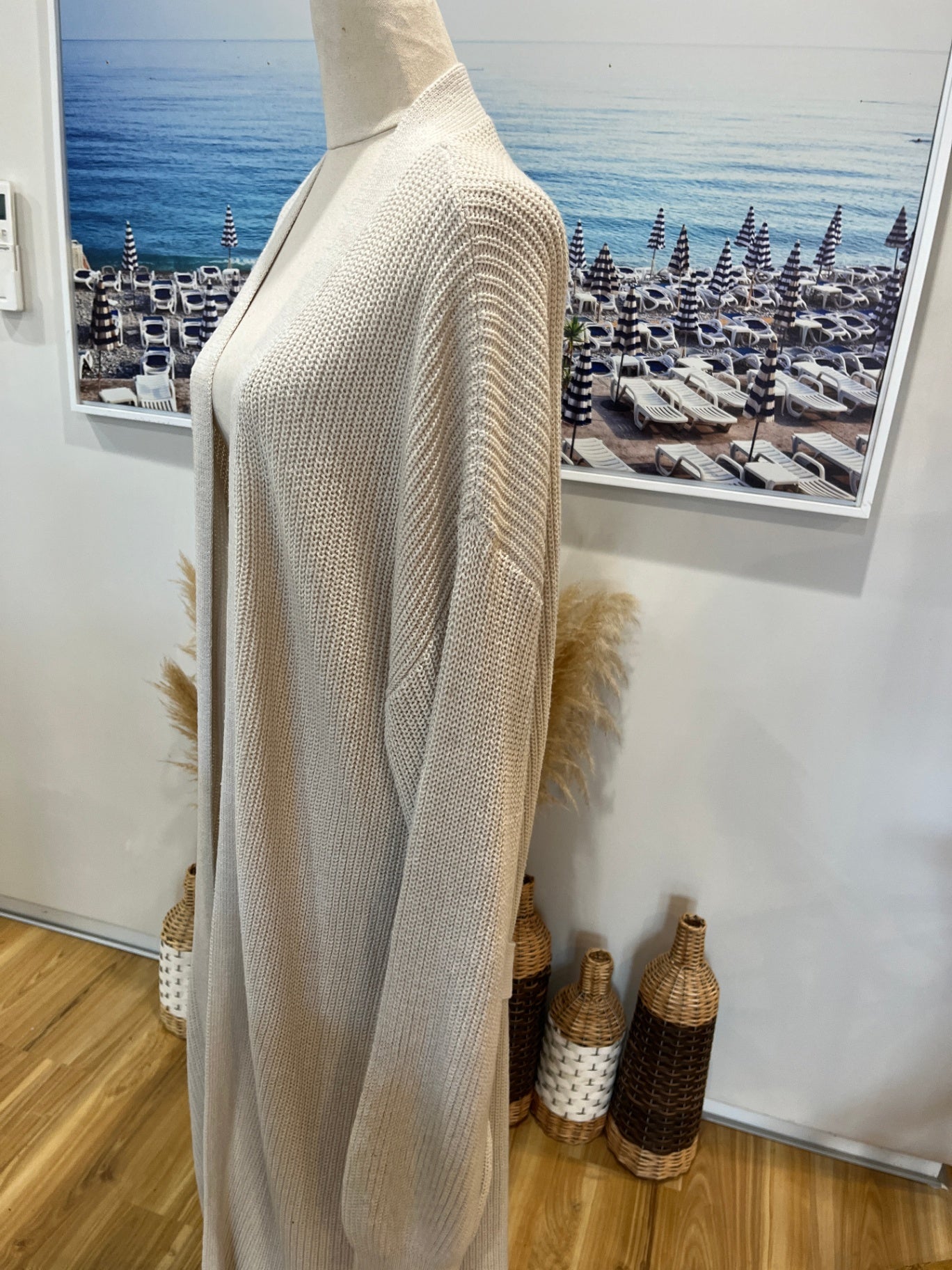 Simple & Sunday Cream Cardigan | Size XXL | Soft Everyday Knit