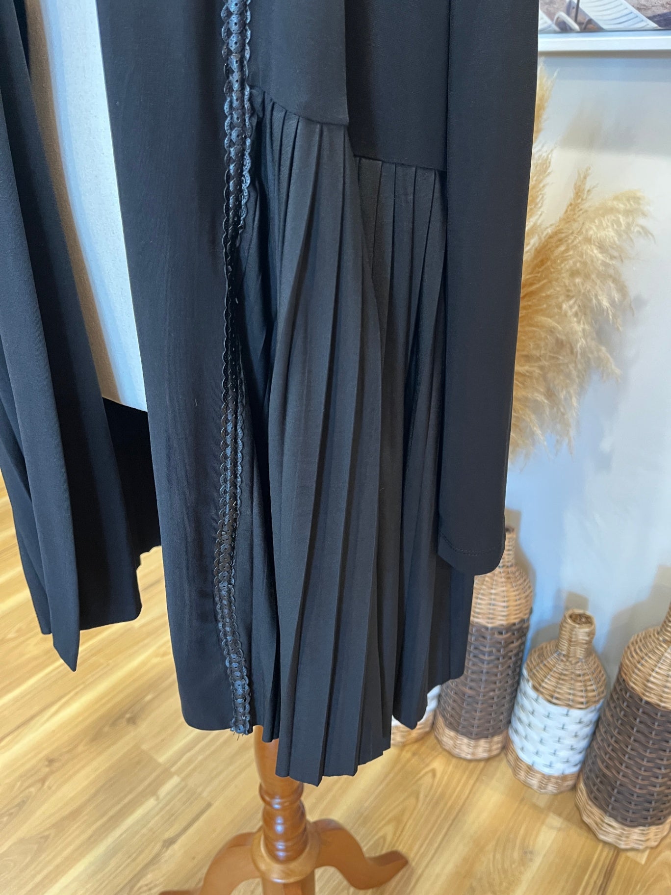 Clarity Black Pleated Back Jacket | Designed in Australia | Size 14 