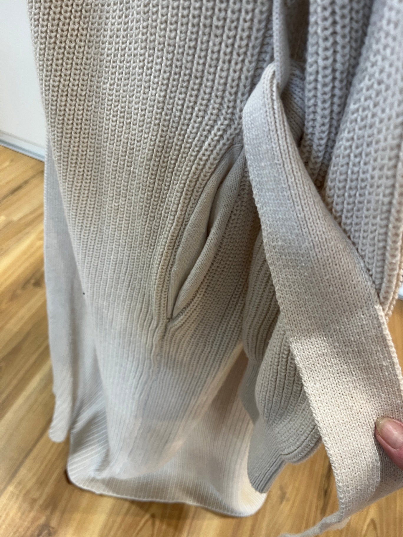 Simple & Sunday Cream Cardigan | Size XXL | Soft Everyday Knit