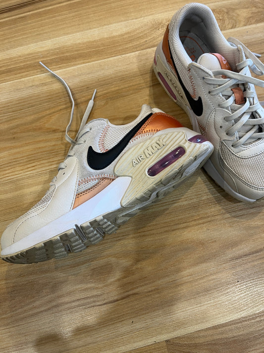 Nike Air Max Beige Lace-Up Sneakers | Size 37.5