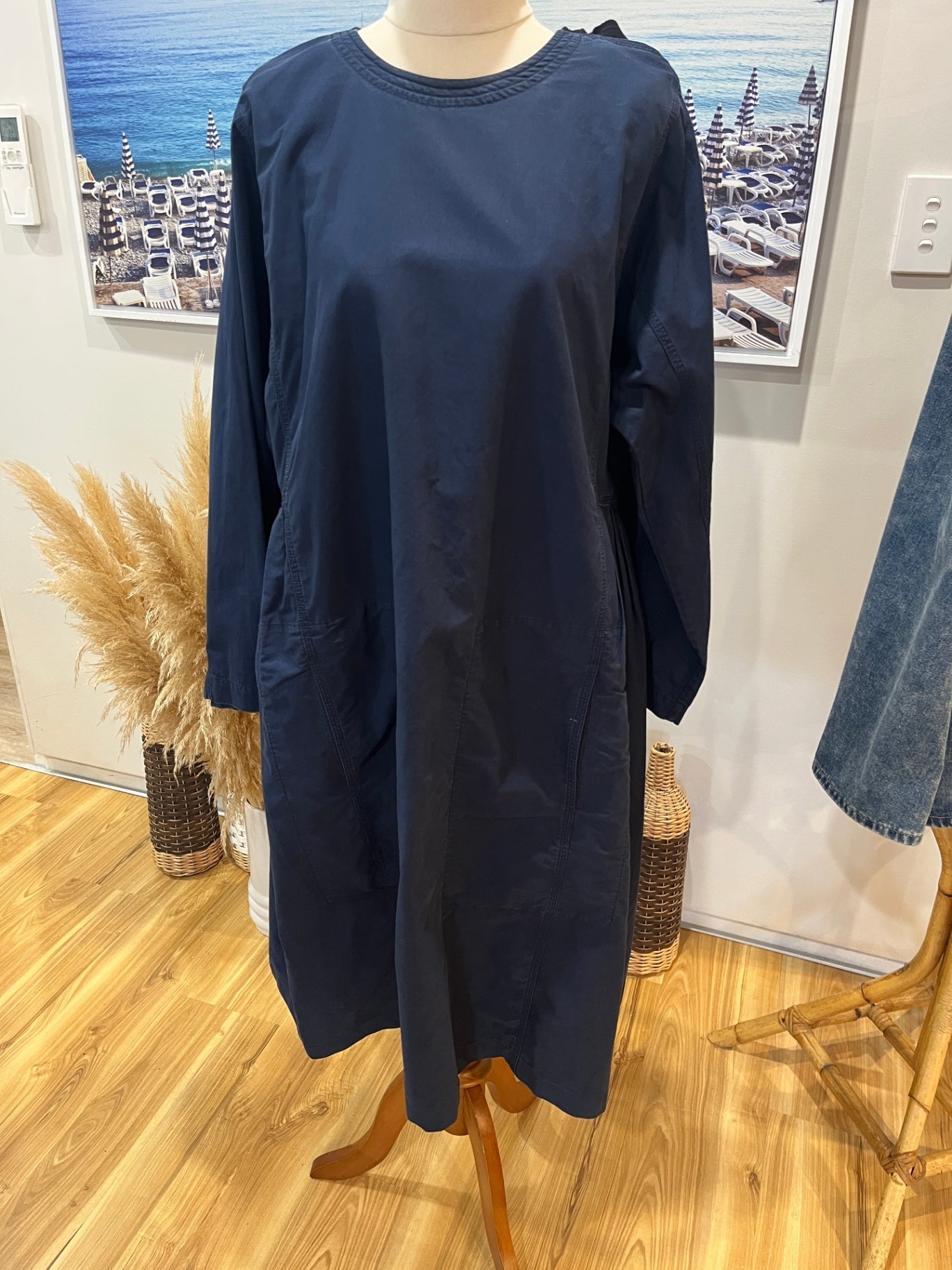 Sofie D'Hoore Navy Blue Dress | Size XL