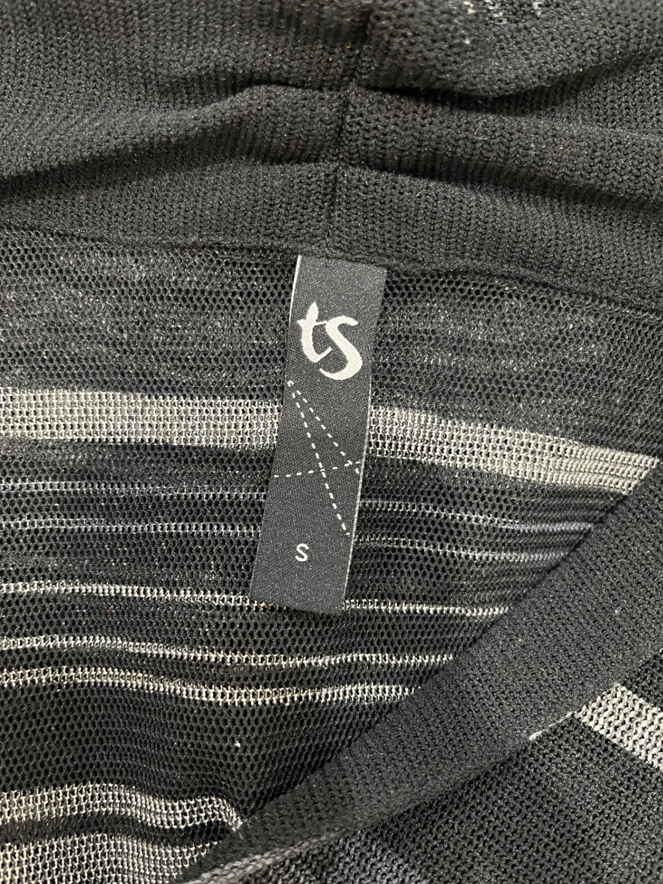 Taking Shape Black/Grey Stripe Cardigan | Size Small