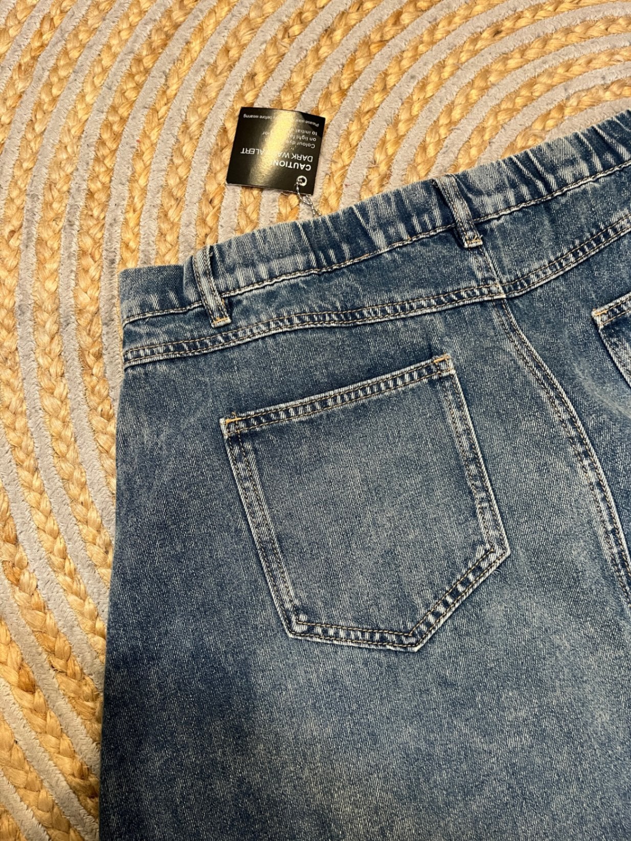 K&K Denim Flared Skirt | Size 16 | Knee Length | New with tag