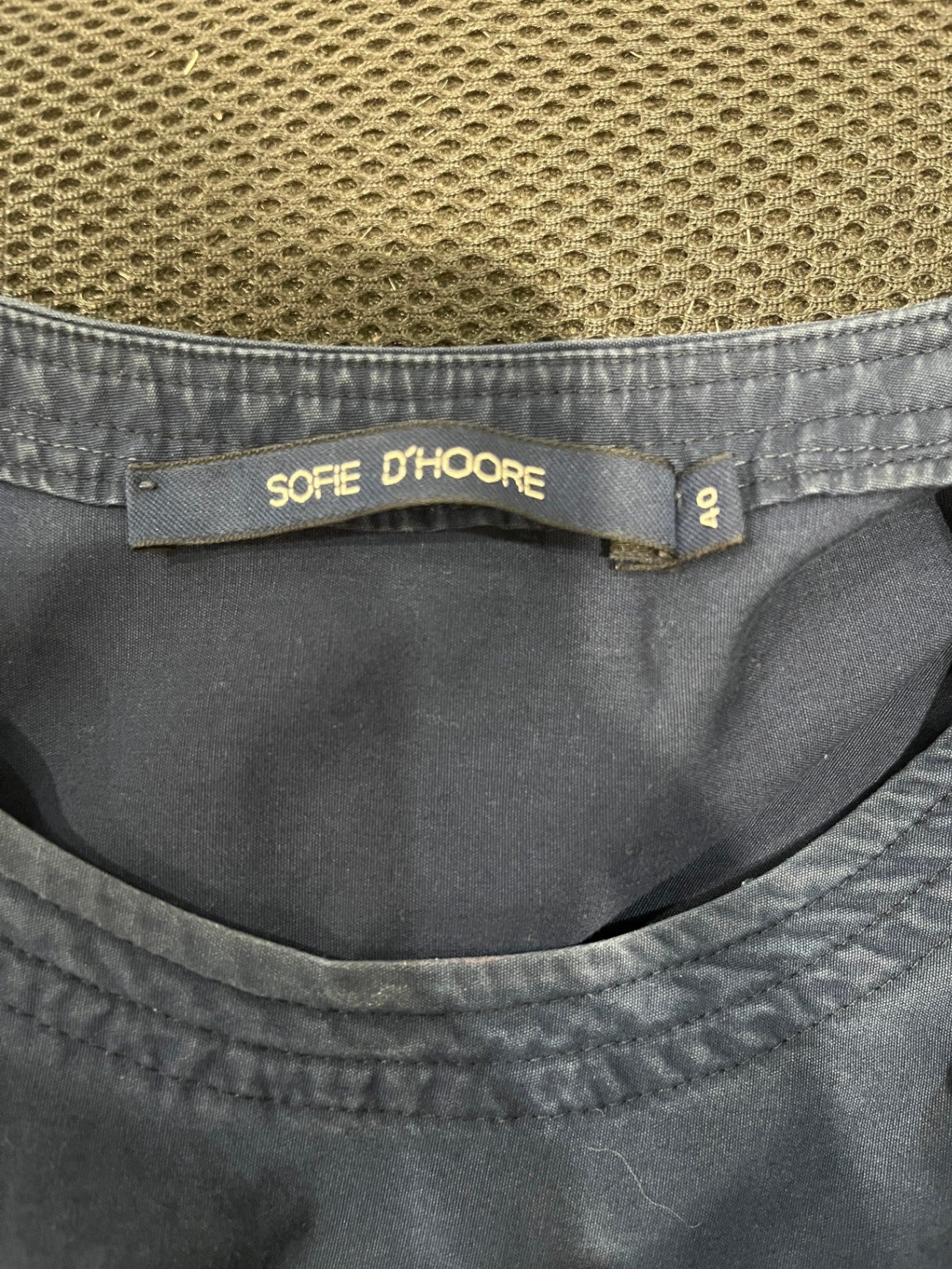 Sofie D'Hoore Navy Blue Dress | Size XL