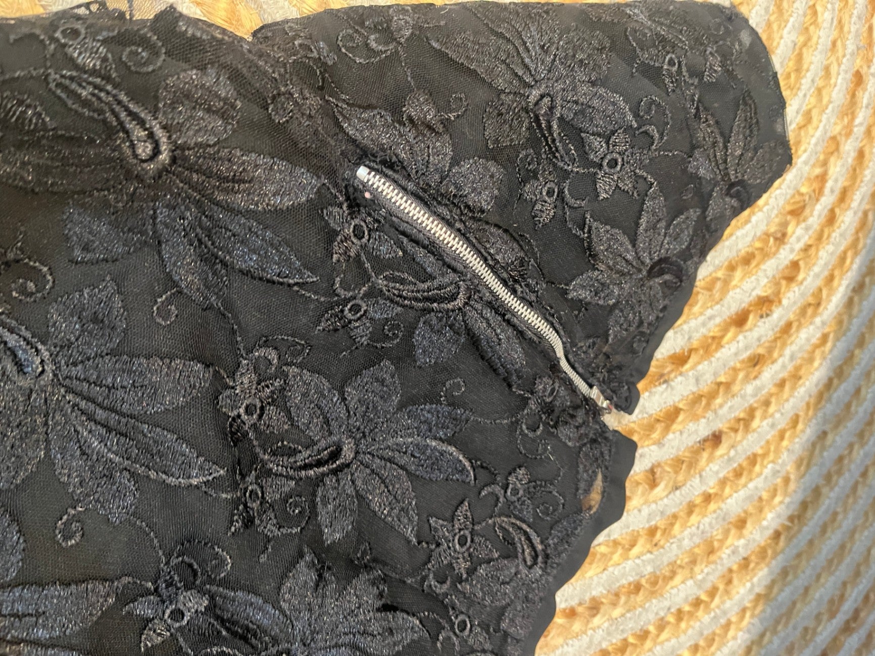 Barbara Lee Black Lace Pants — Size 10