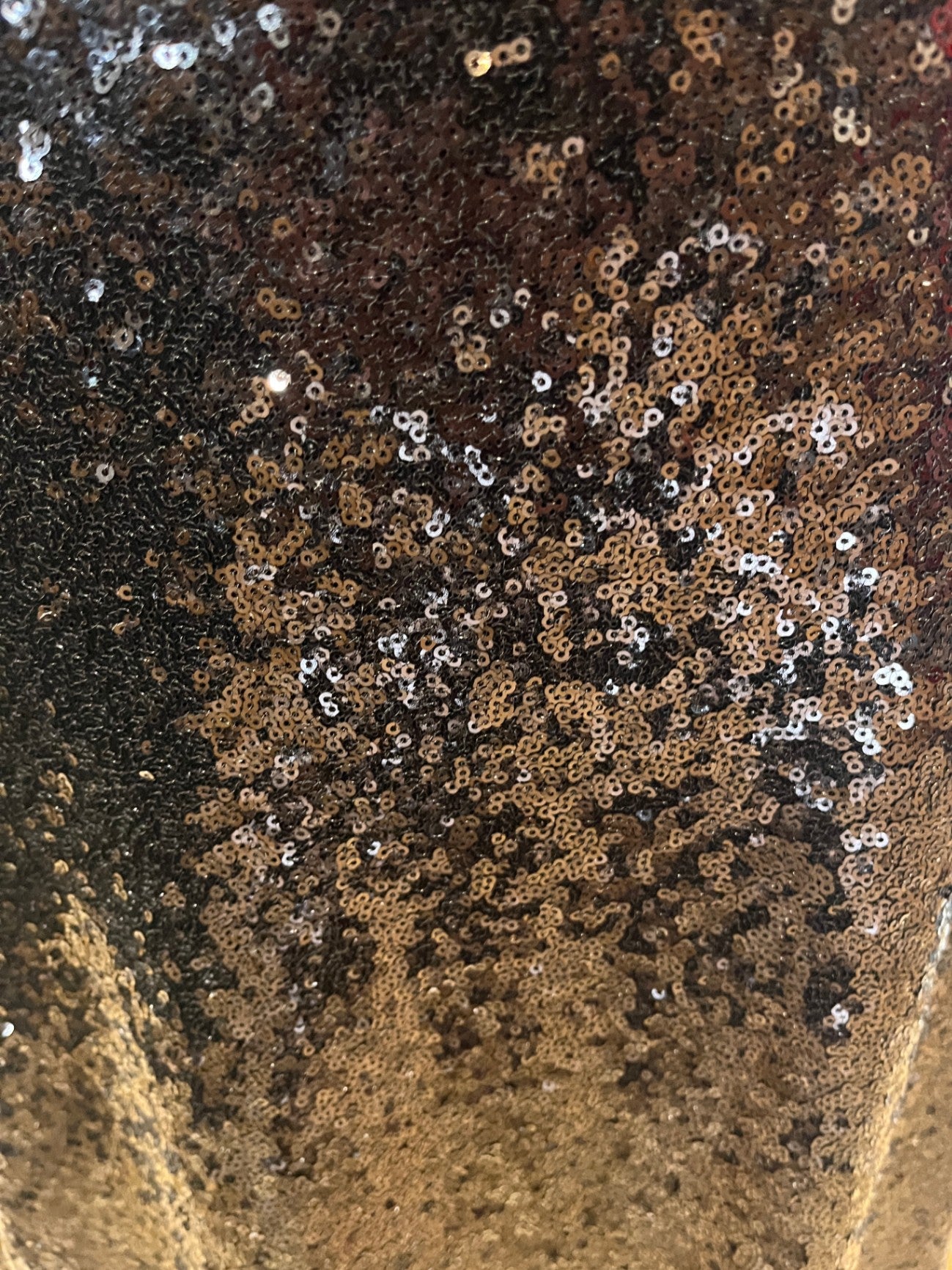 DECJUBA Black Sequin A-Line Skirt — Sparkle & Shine Size S