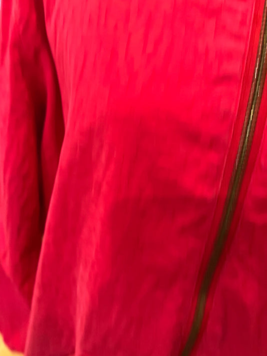 RPM Red Jacket — Size 10 | Stylish Statement Outerwear