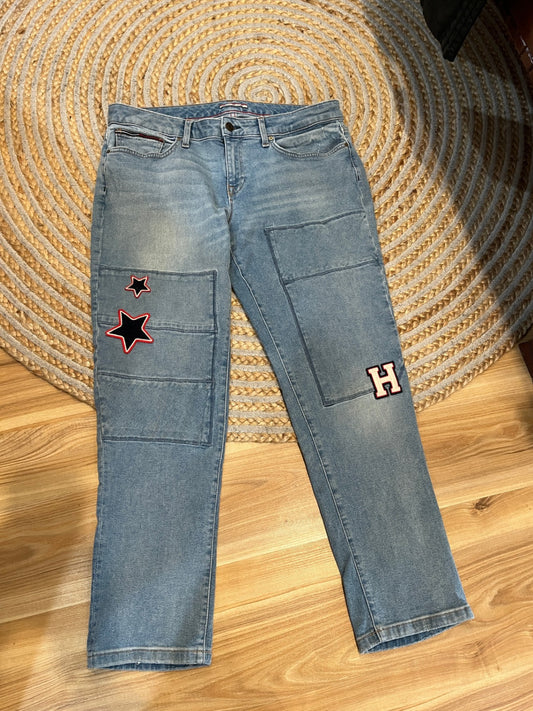 Tommy Hilfiger Boyfriend Jeans — Blue | US 10 (Approx. AU/NZ 14)
