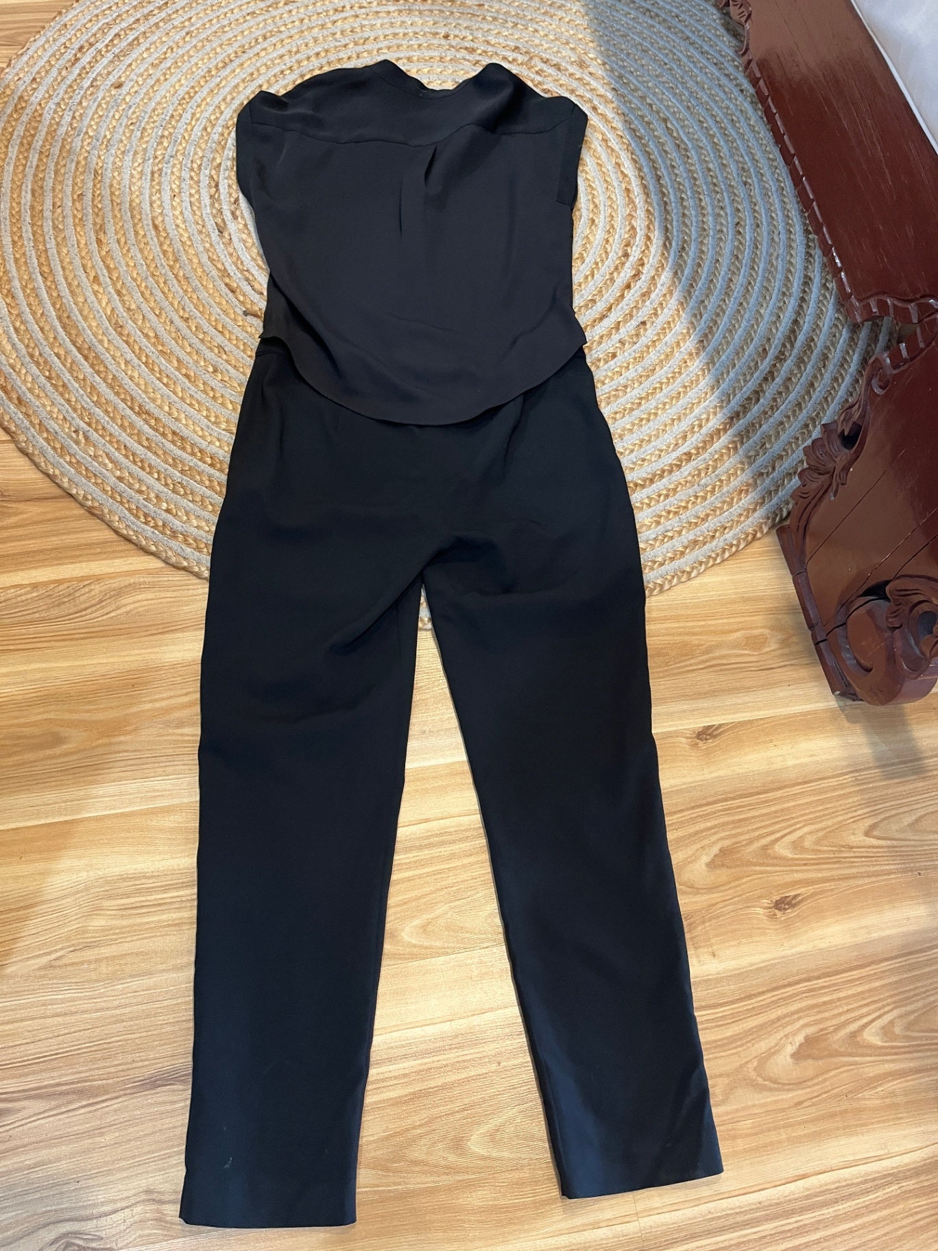 REISS Black Jumpsuit — Size 12 | Chic & Timeless Style