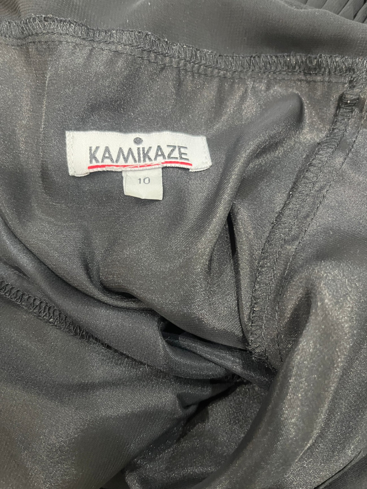 Kamikaze Classic Black Dress – Size 10