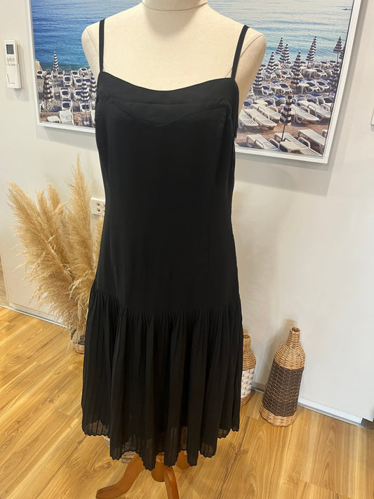 Kamikaze Classic Black Dress – Size 10