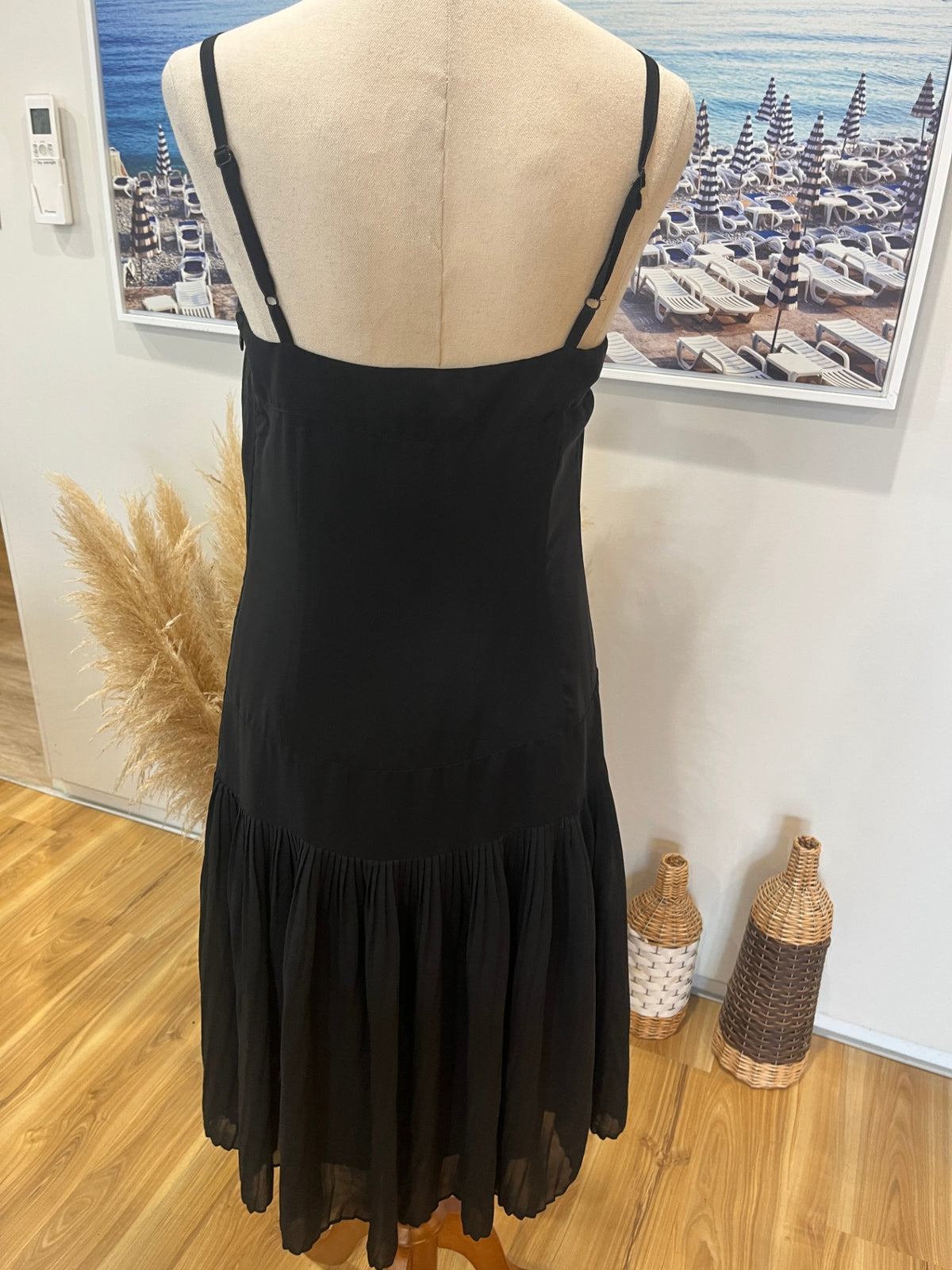 Kamikaze Classic Black Dress – Size 10