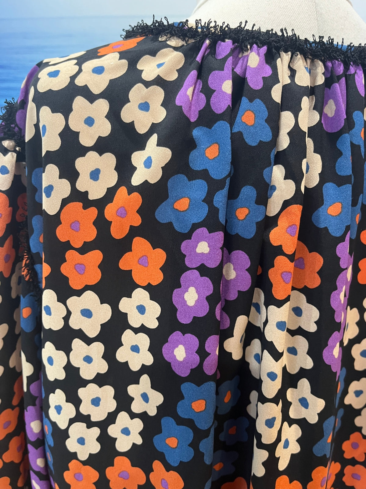 Isla Maree Nicky Werder Black Floral Blouse – M/L