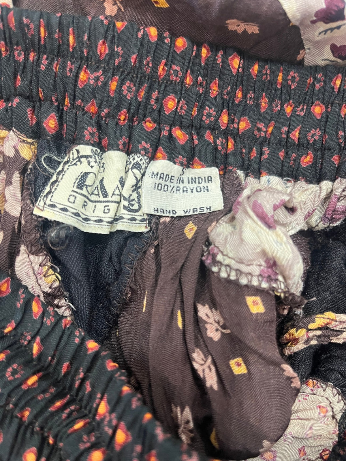 RAAM Original Boho Skirt – Small | Brown & Black