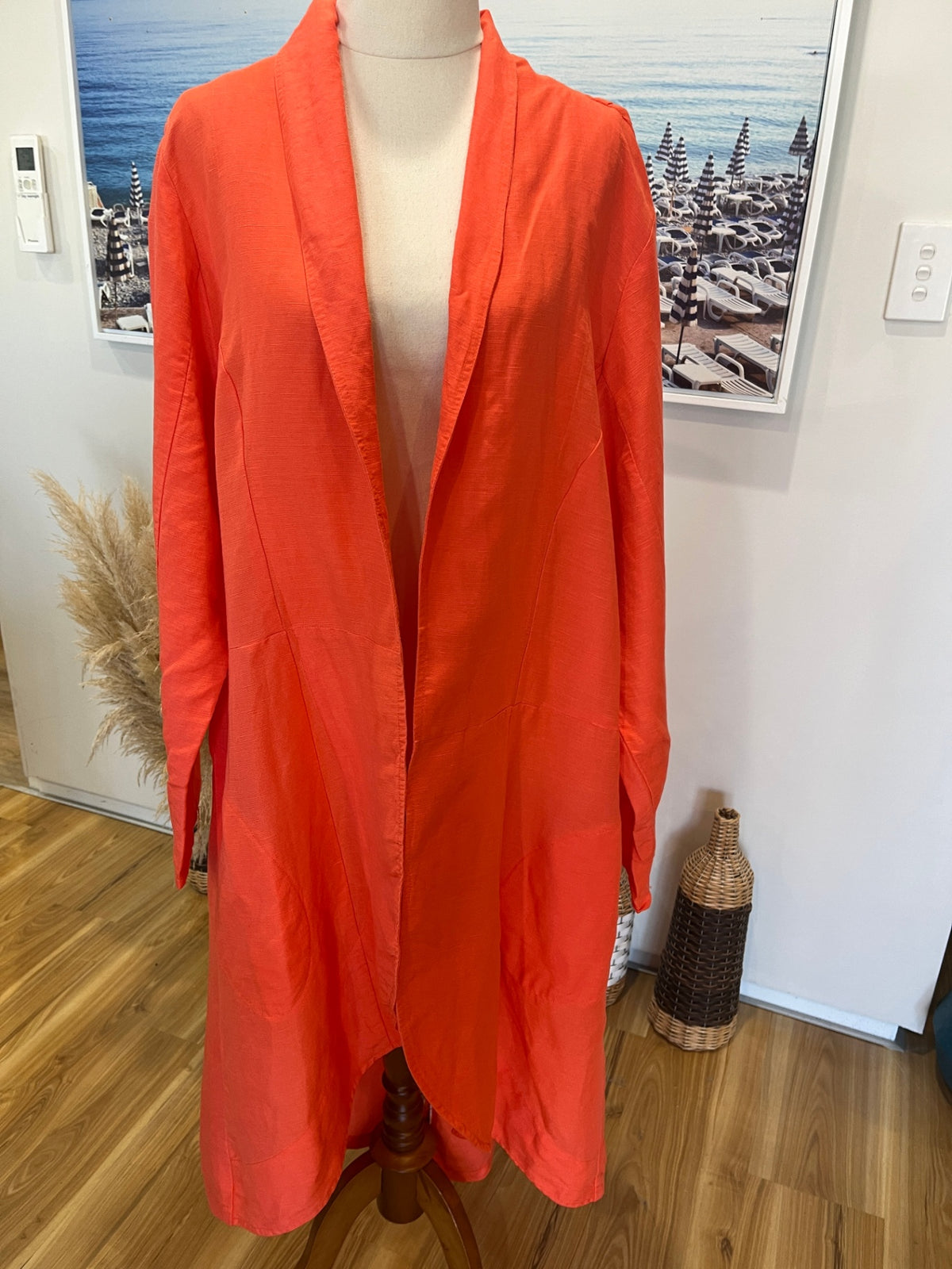 The Carpenter's Daughter Essentials Apricot Duster Jacket Size 3 