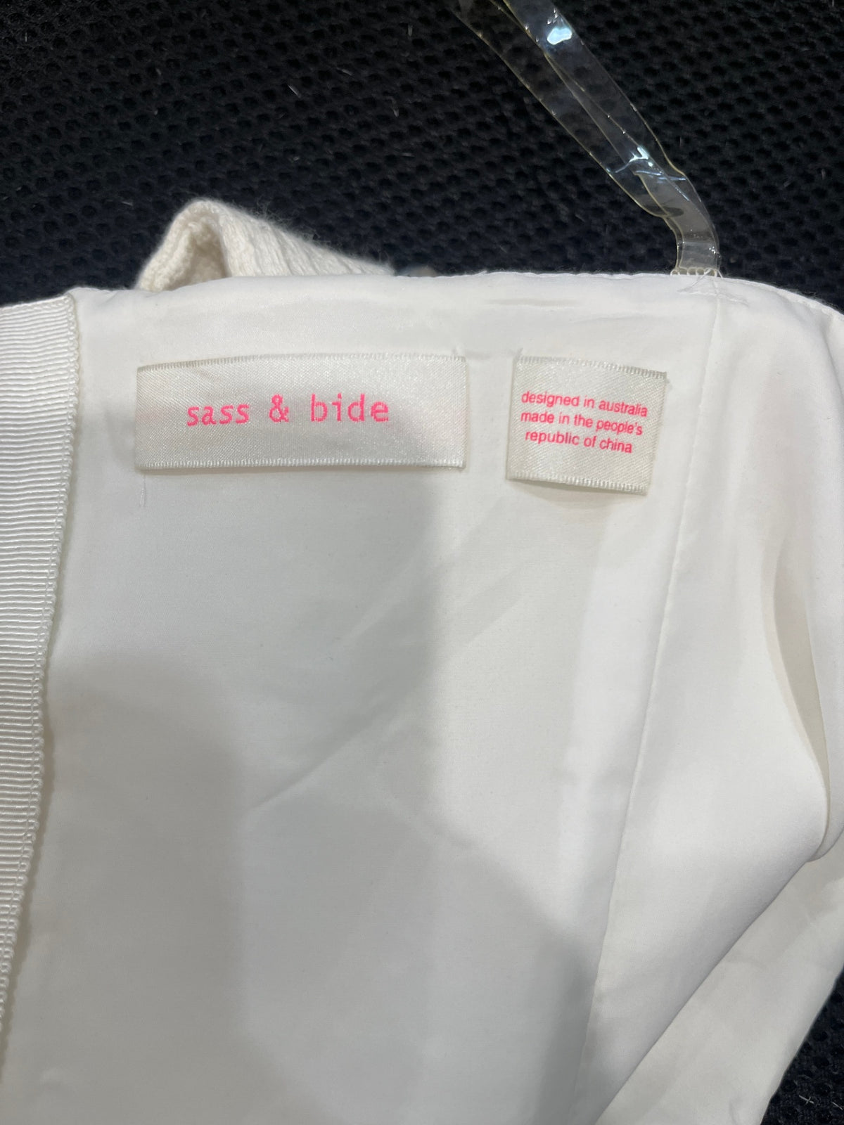 Sass & Bide “The Tangent” Cream Top – Size 14