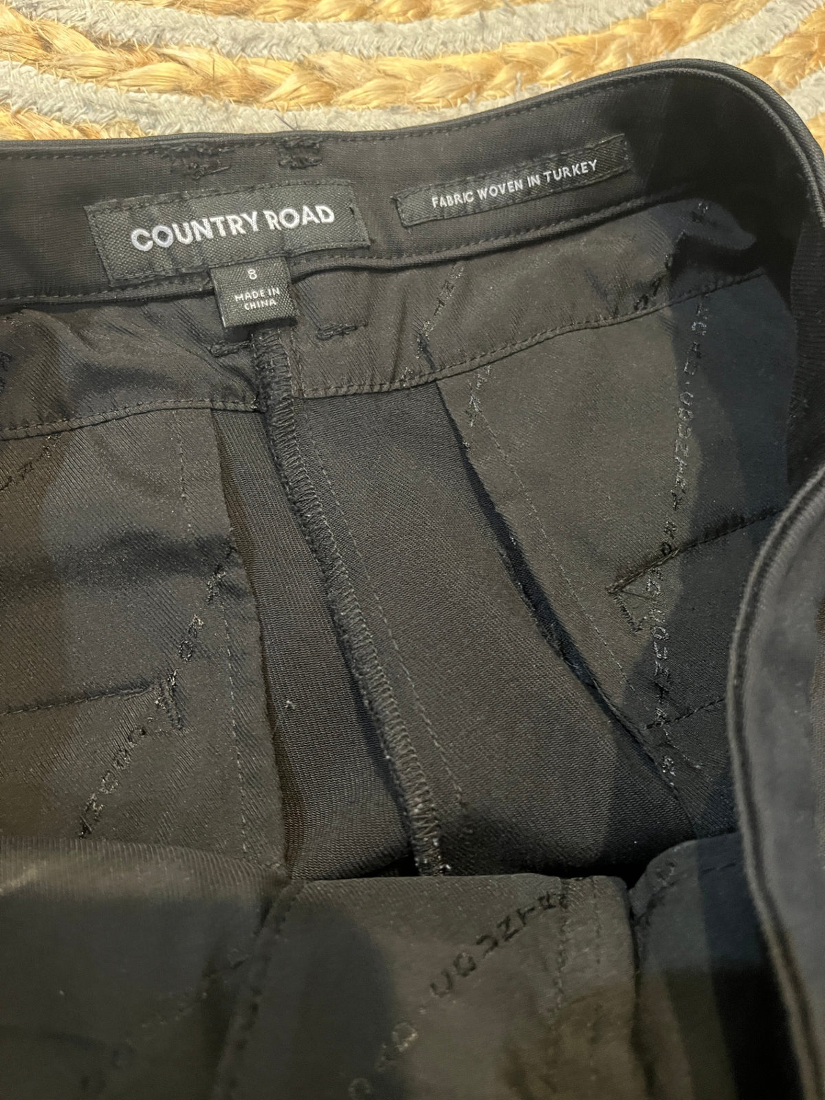 Country Road Black Pants Size 8 
