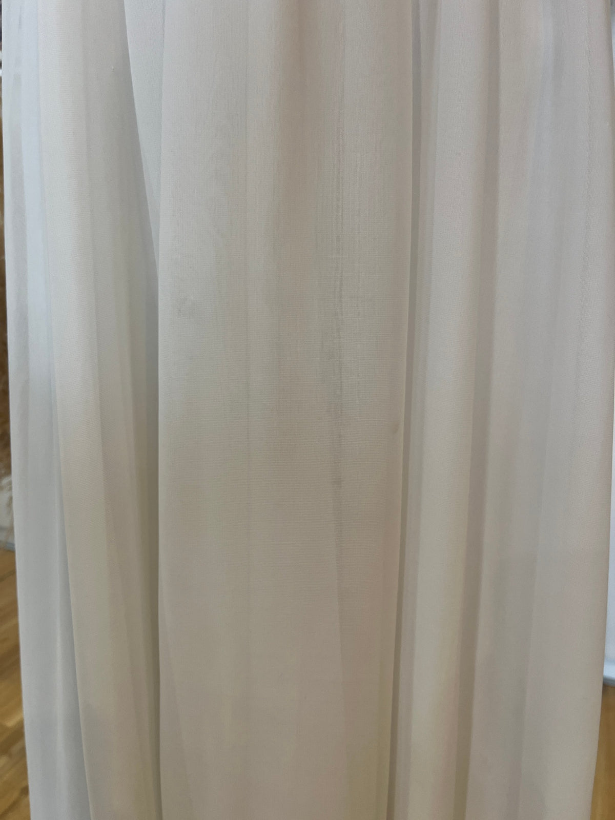 Sequin Hearts Cream Skirt Size Medium 