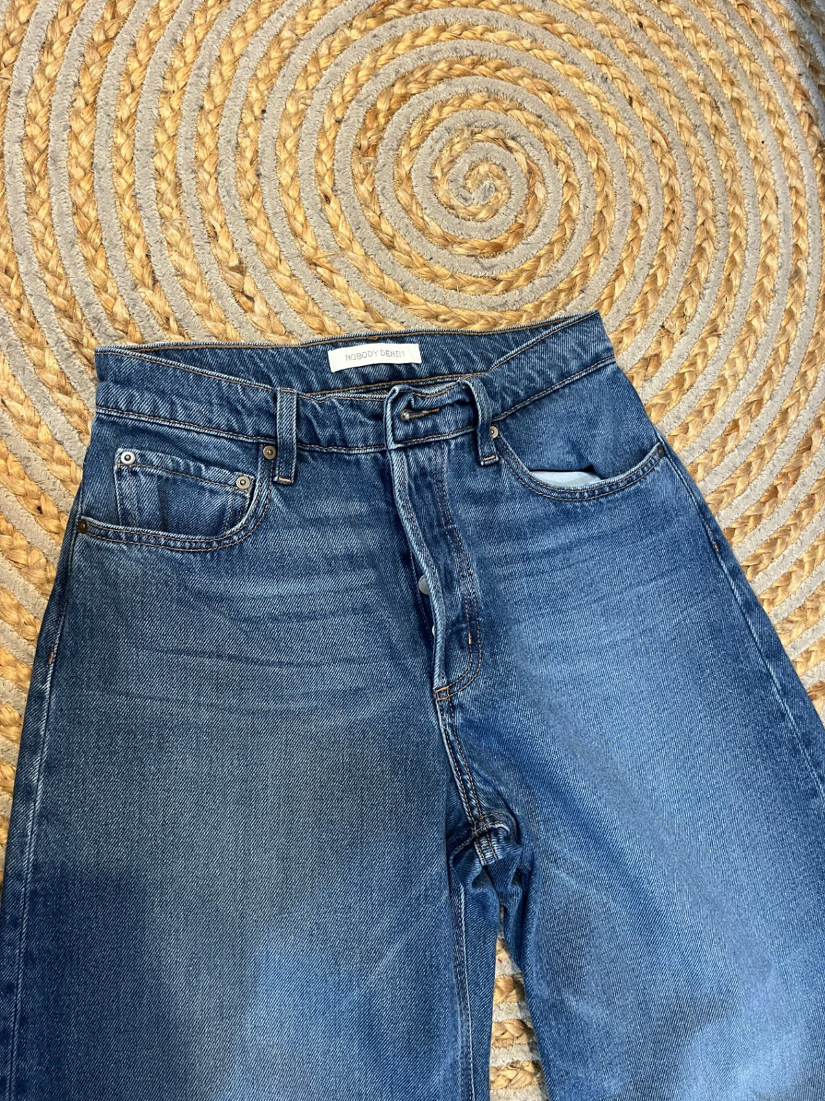 Nobody Denim Organic Cotton Jeans – Size 23 | Classic Blue Denim