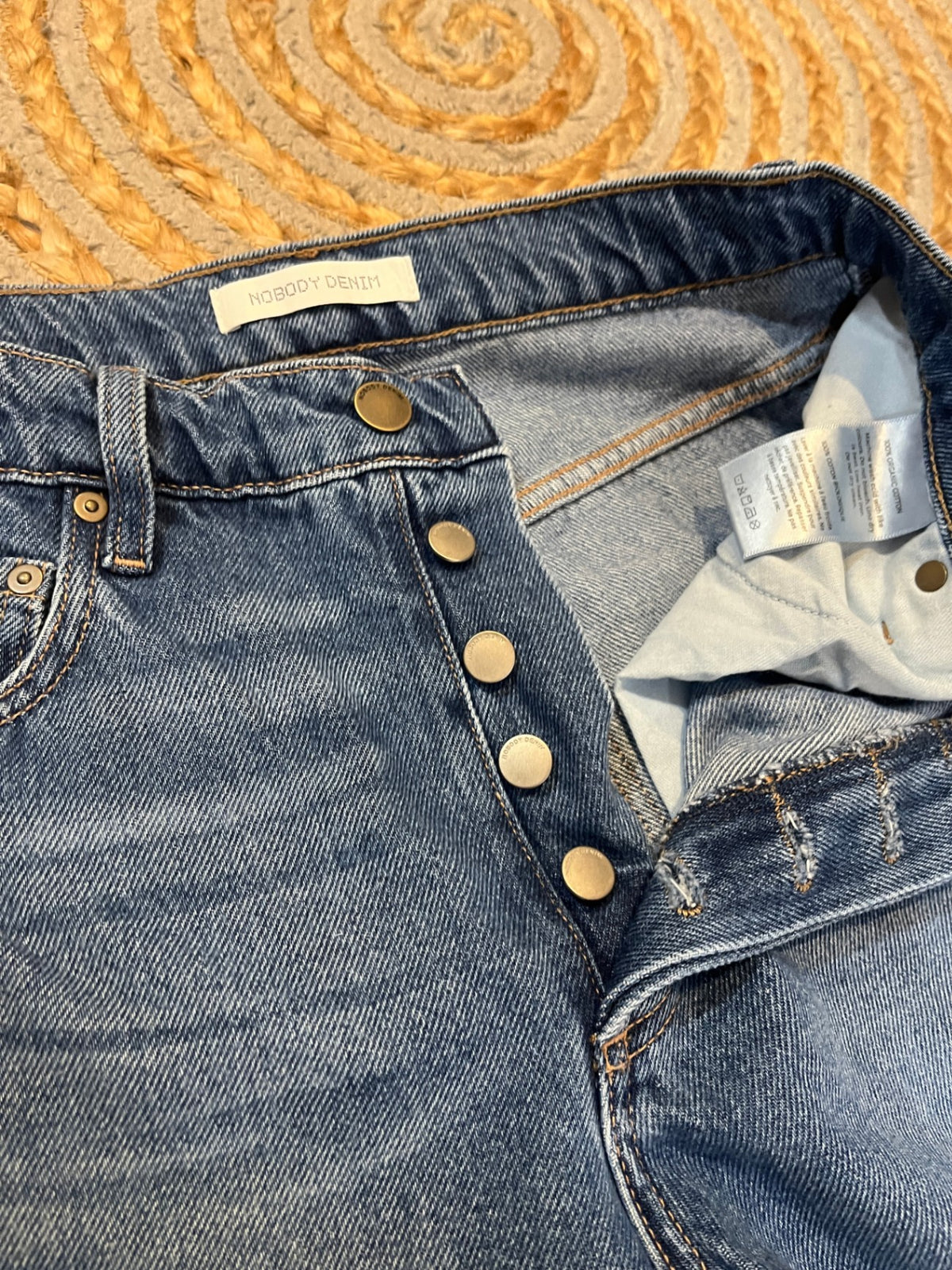 Nobody Denim Organic Cotton Jeans – Size 23 | Classic Blue Denim