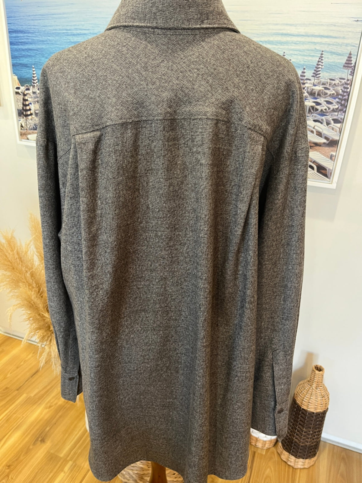 Karen Walker Grey Oversized Shirt – UK 10