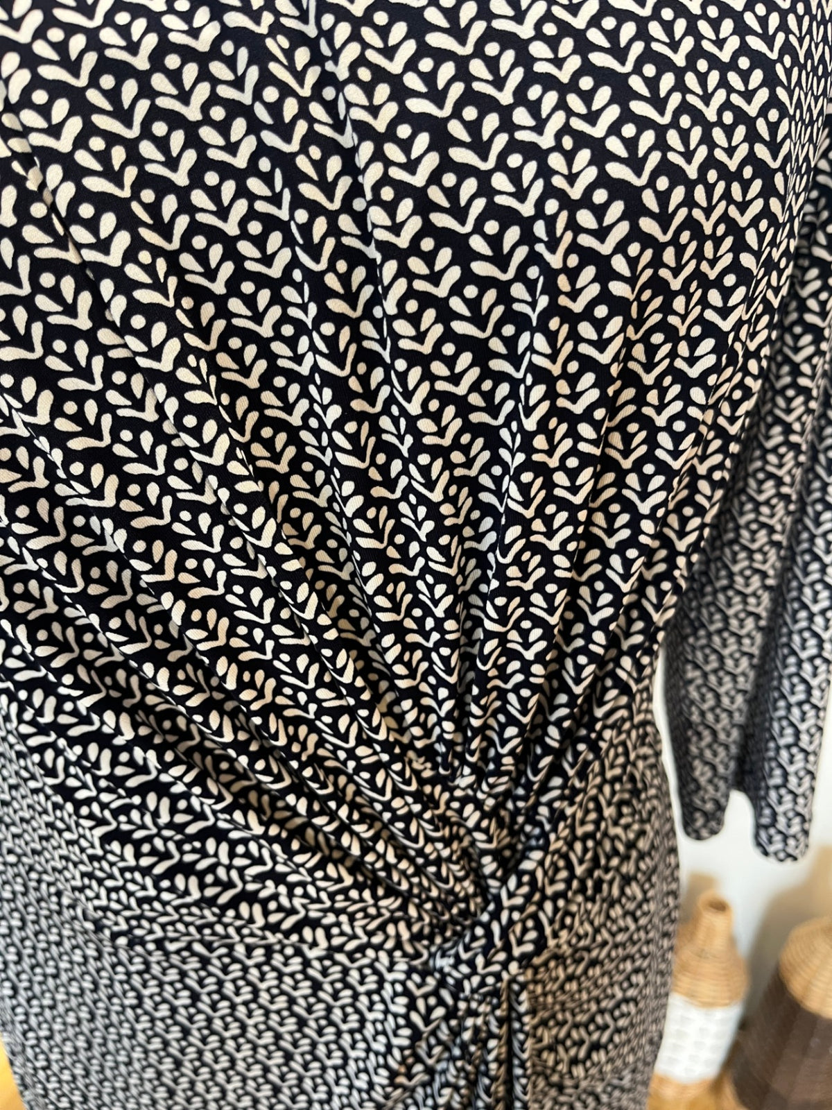 BNWT David Lawrence Navy & White Dress – Size Small
