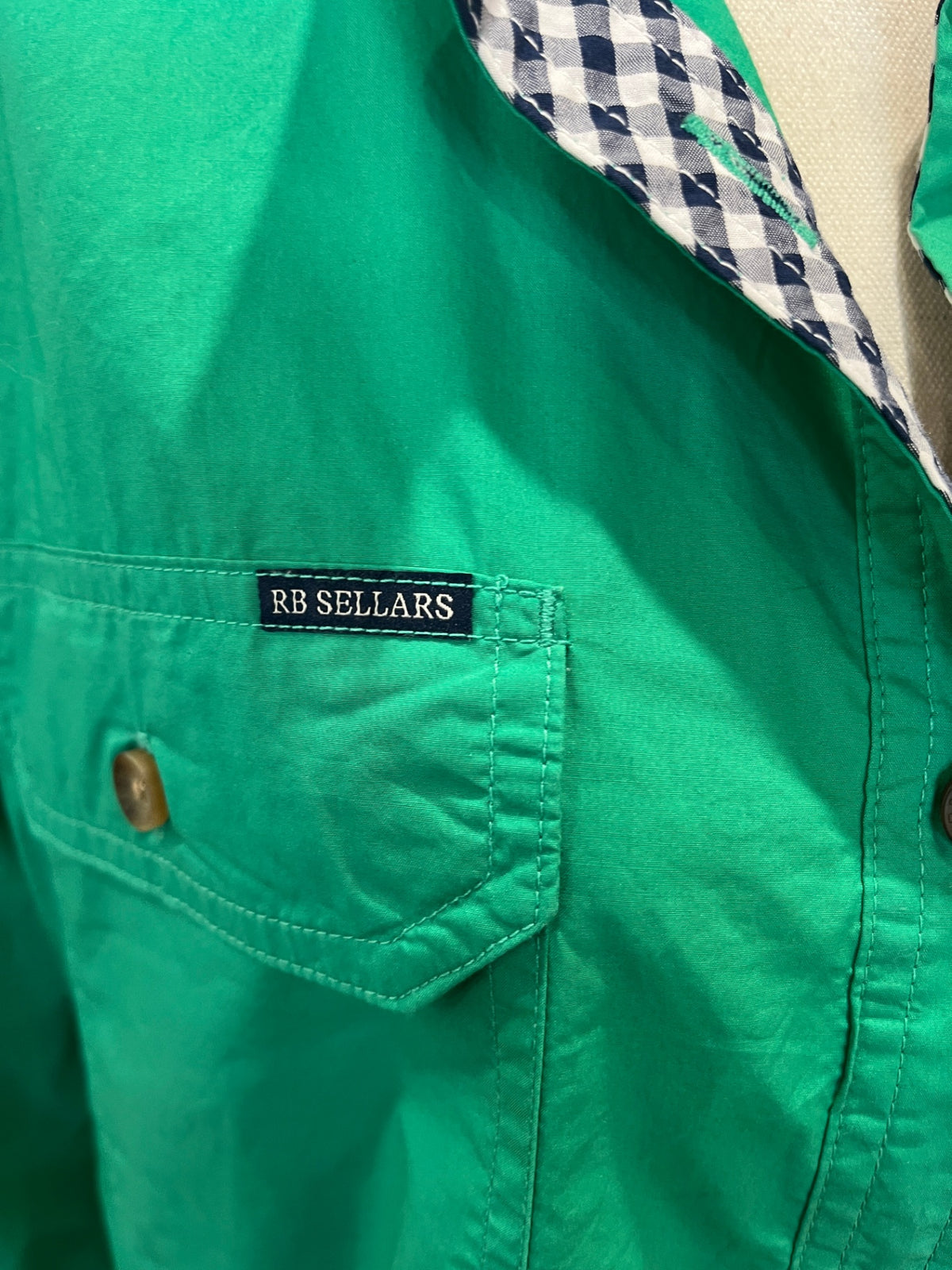 Springfield Green Button-Up Shirt – Size 16 | Cowgirl Style