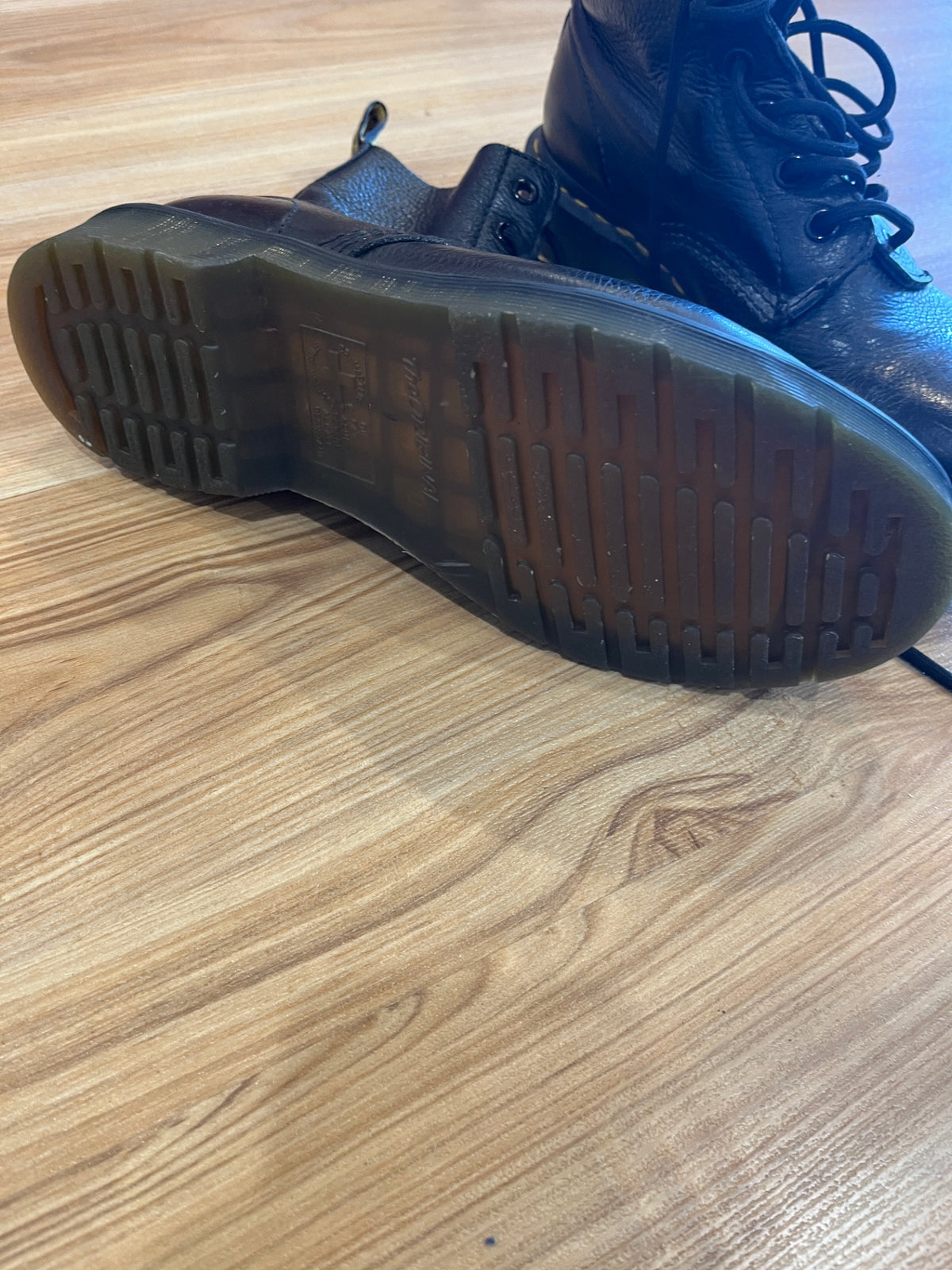 Dr. Martens Black Leather Boots – EU 39