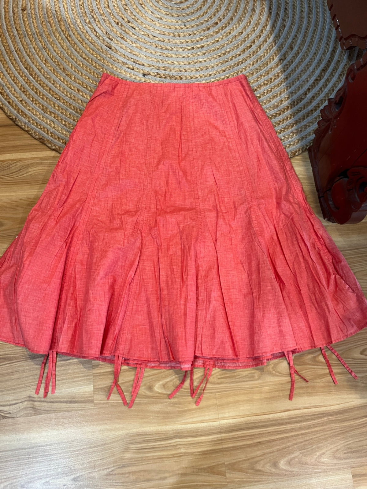 BNWT Sequel Tangerine Skirt 3/4 Length