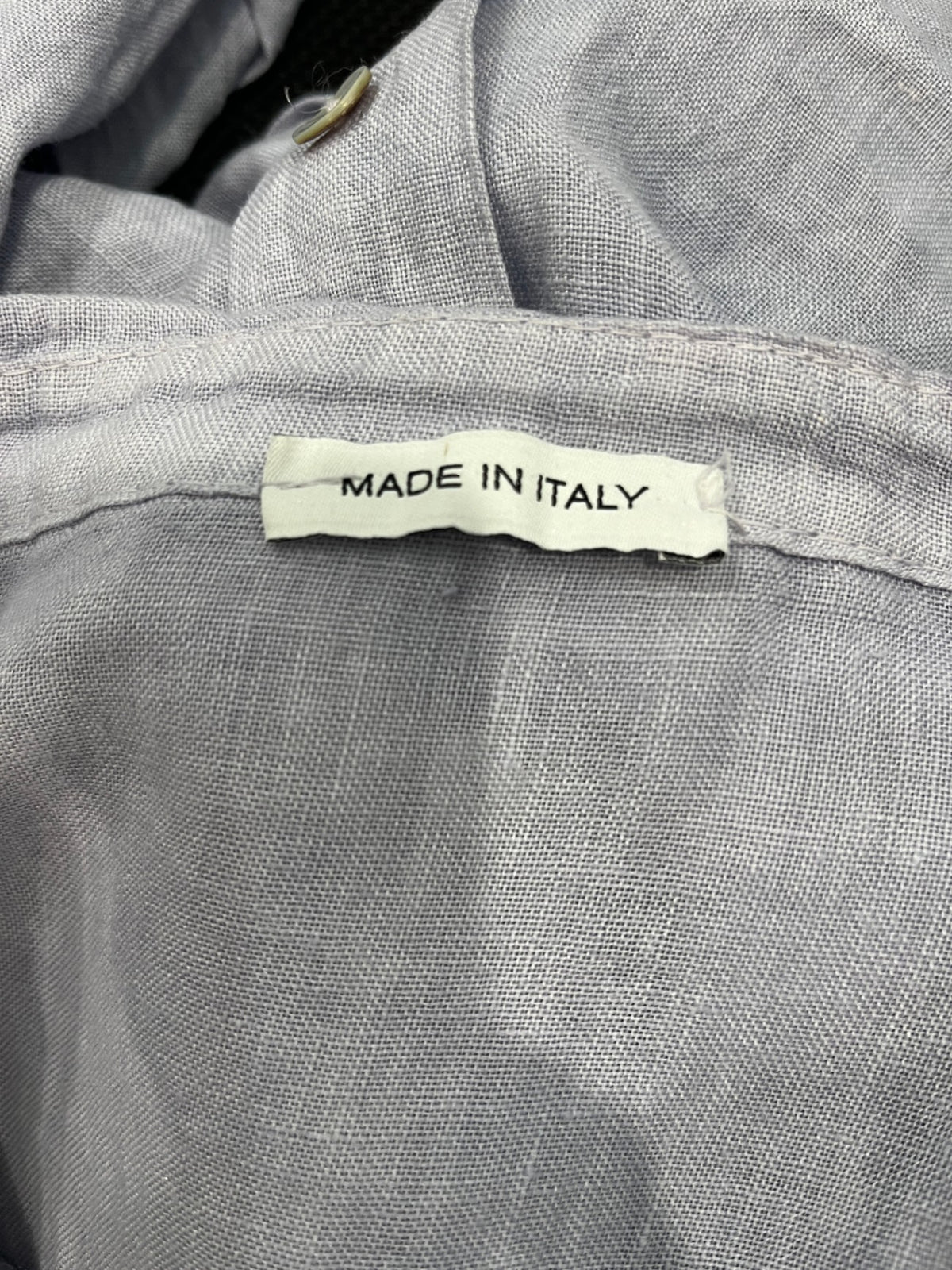 100% Linen Made in Italy Lilac Shirt – Medium