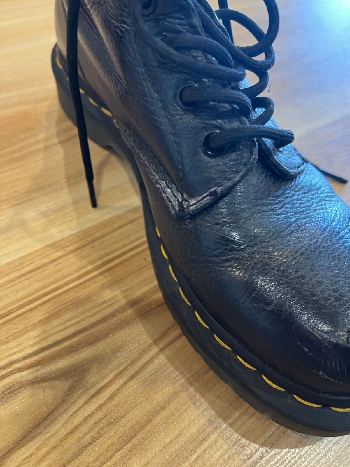Dr. Martens Black Leather Boots – EU 39