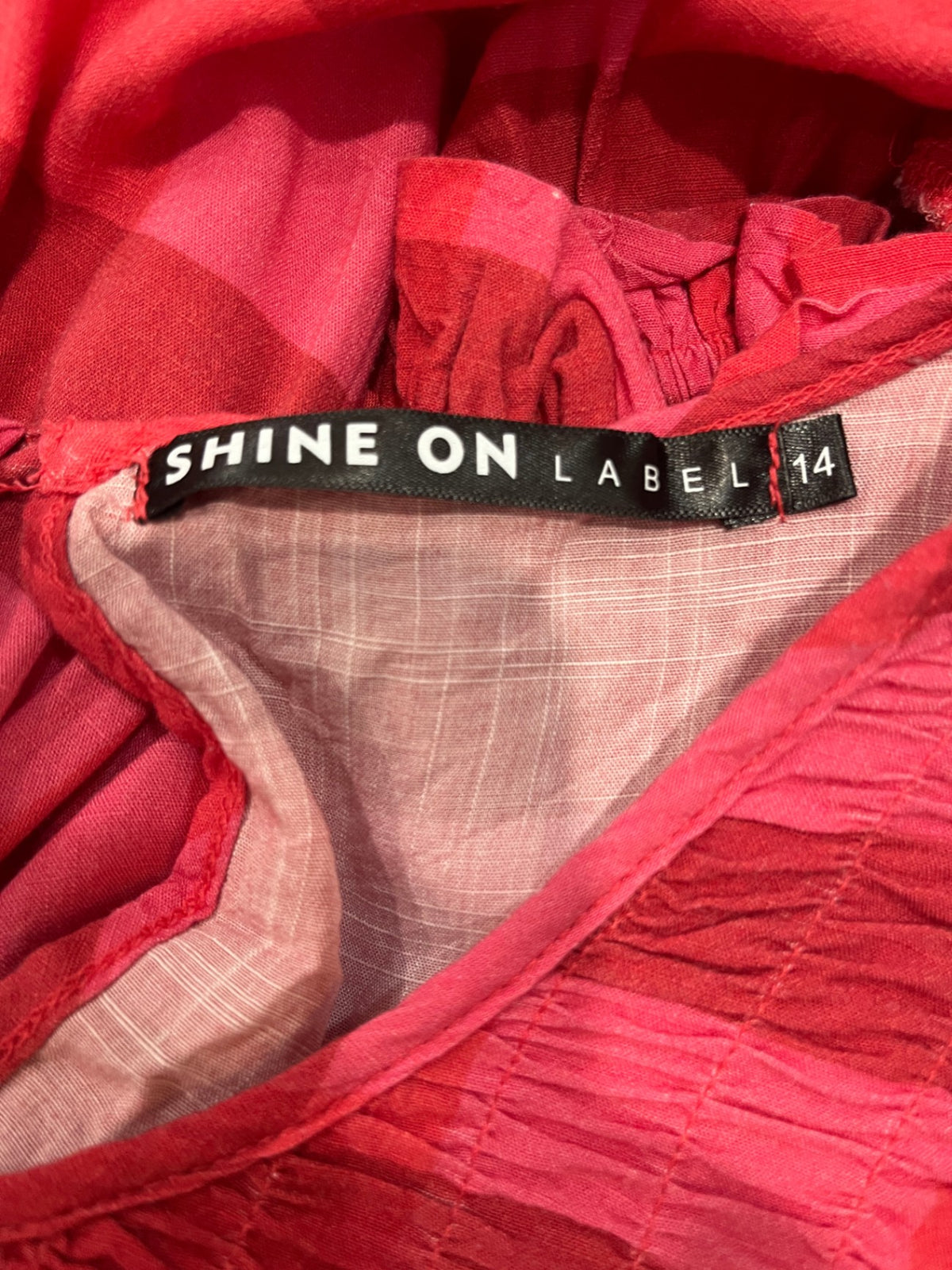 Shine On Pink Cheeks Dress – Size 14