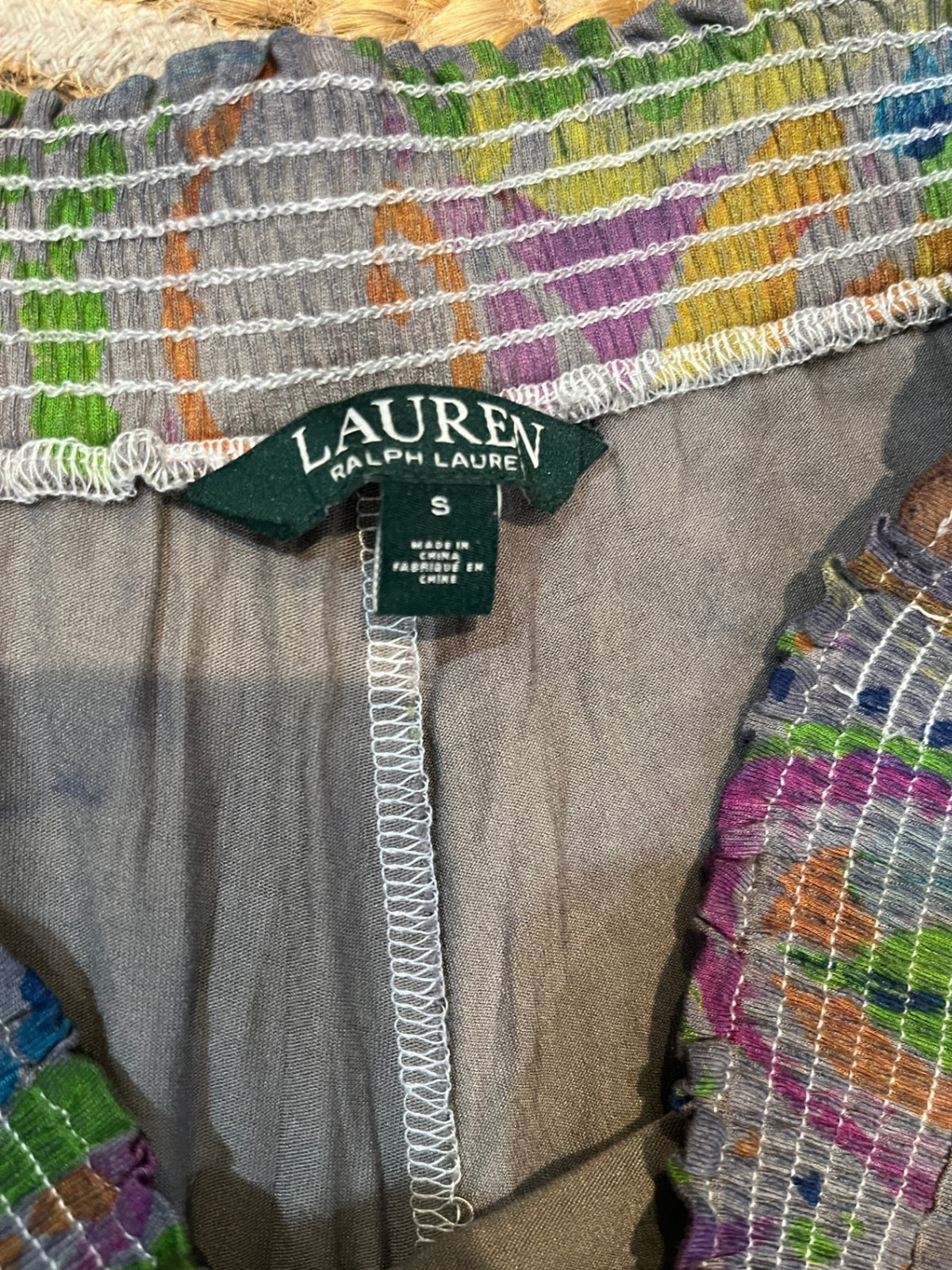 Ralph Lauren Grey Tie-Dye Pants – Small