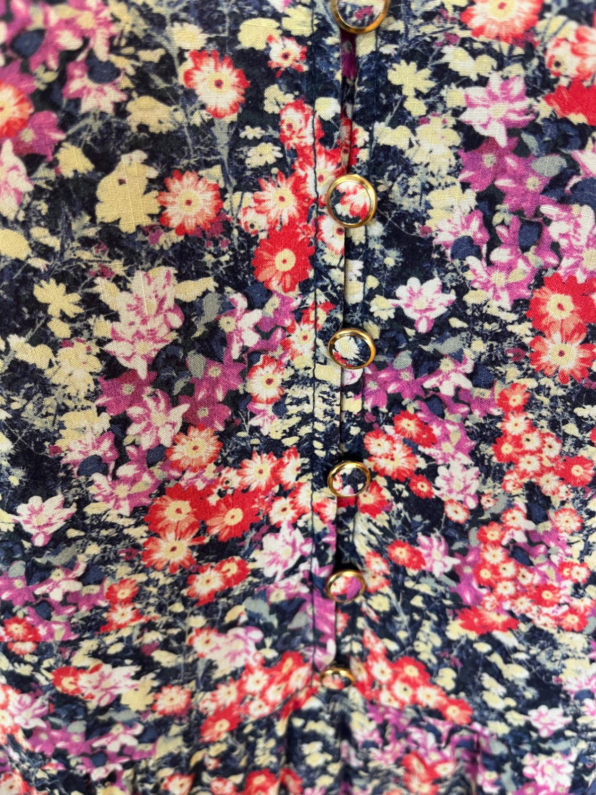 Virtuelle Floral V-Neck Dress Size 18 – Long Sleeve 