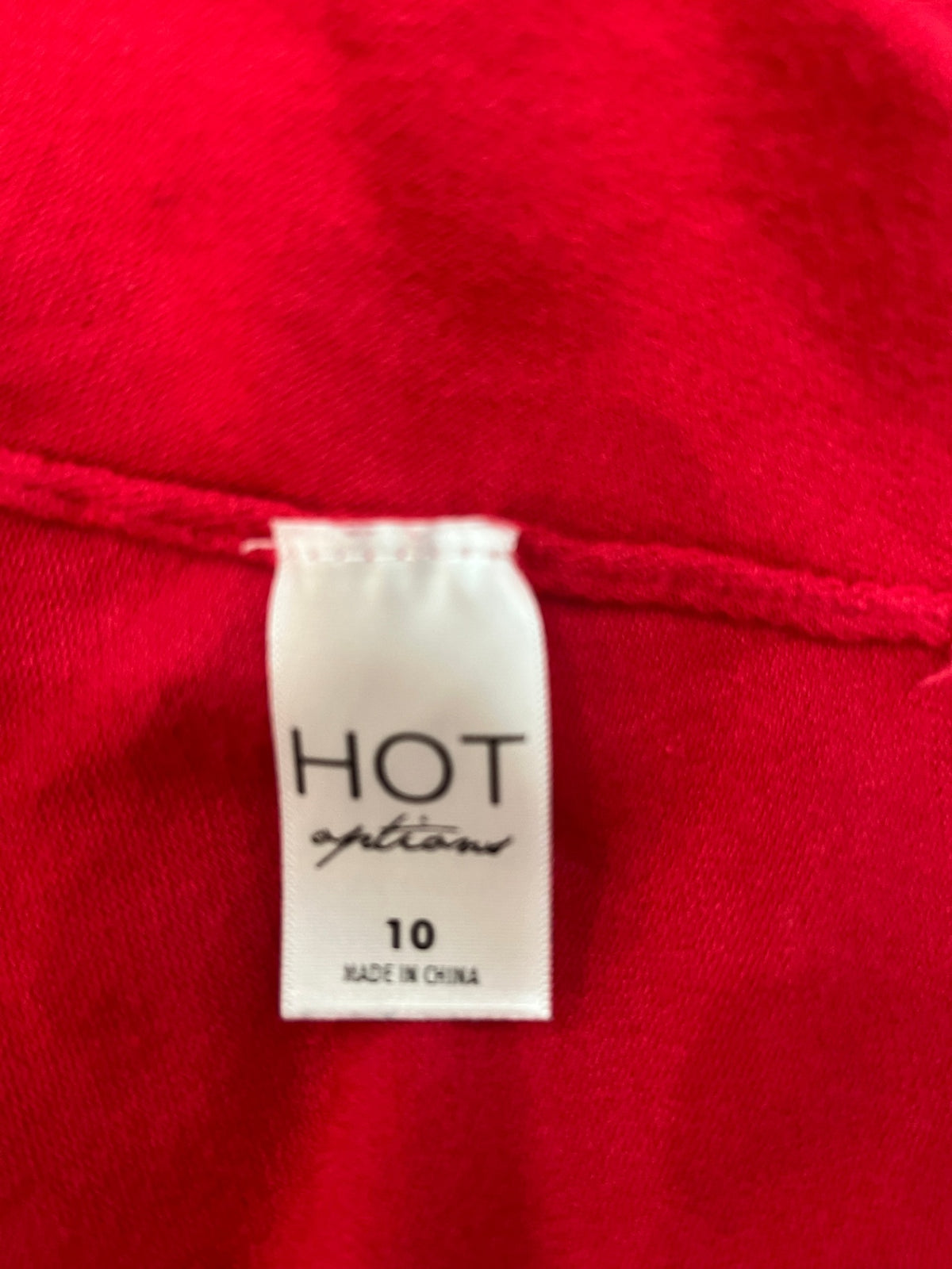 Hot Options Red Bolero | Statement Flower Embellishment