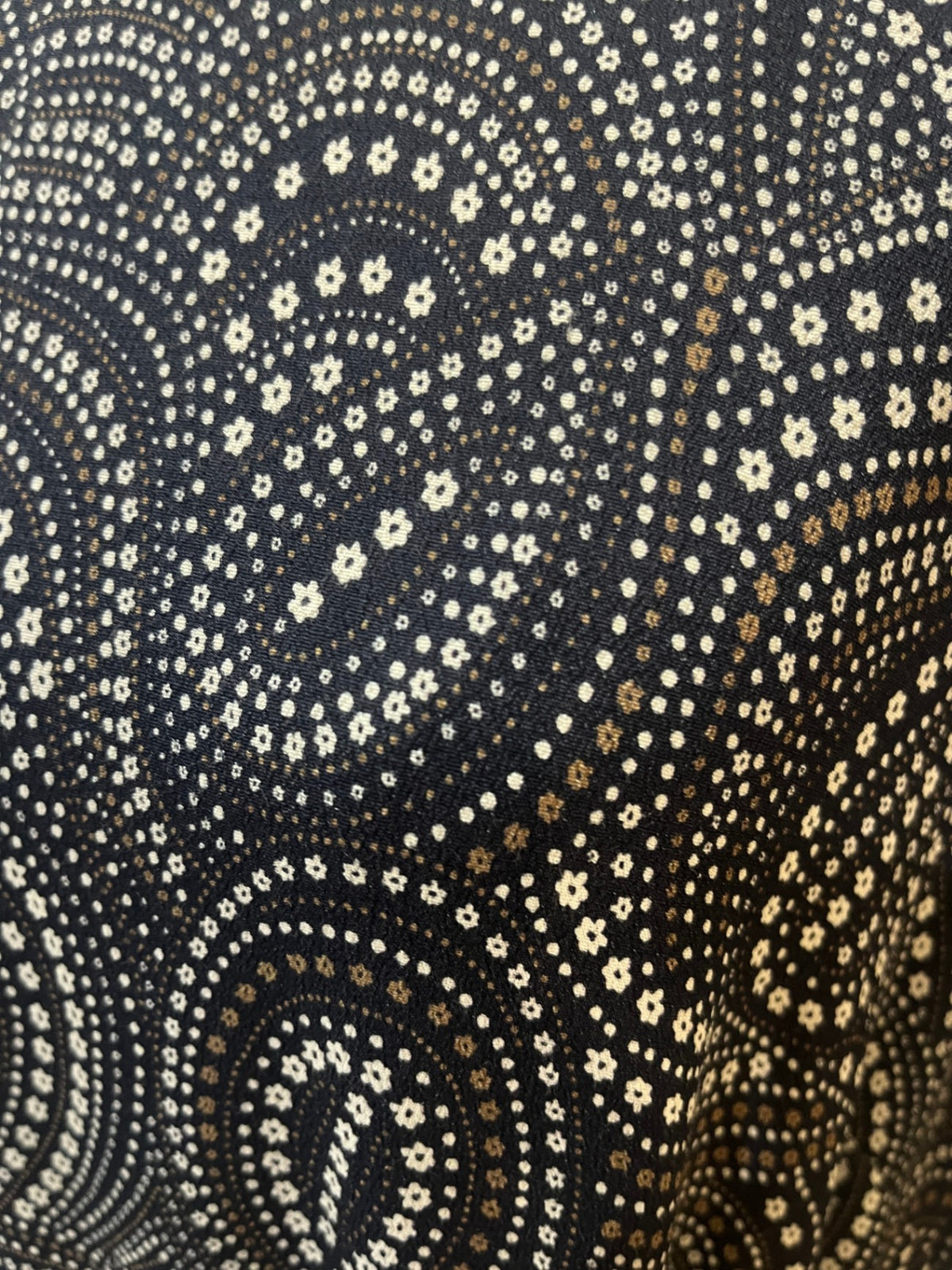 FOIL Blue Paisley Short Sleeve Slip Dress Size 14