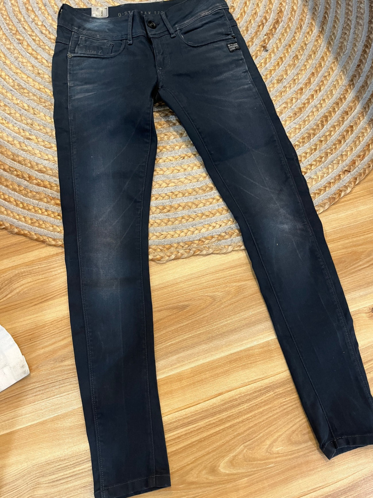G-Star Raw Originals Slim Fit Jeans – Blue-Grey Denim, W27