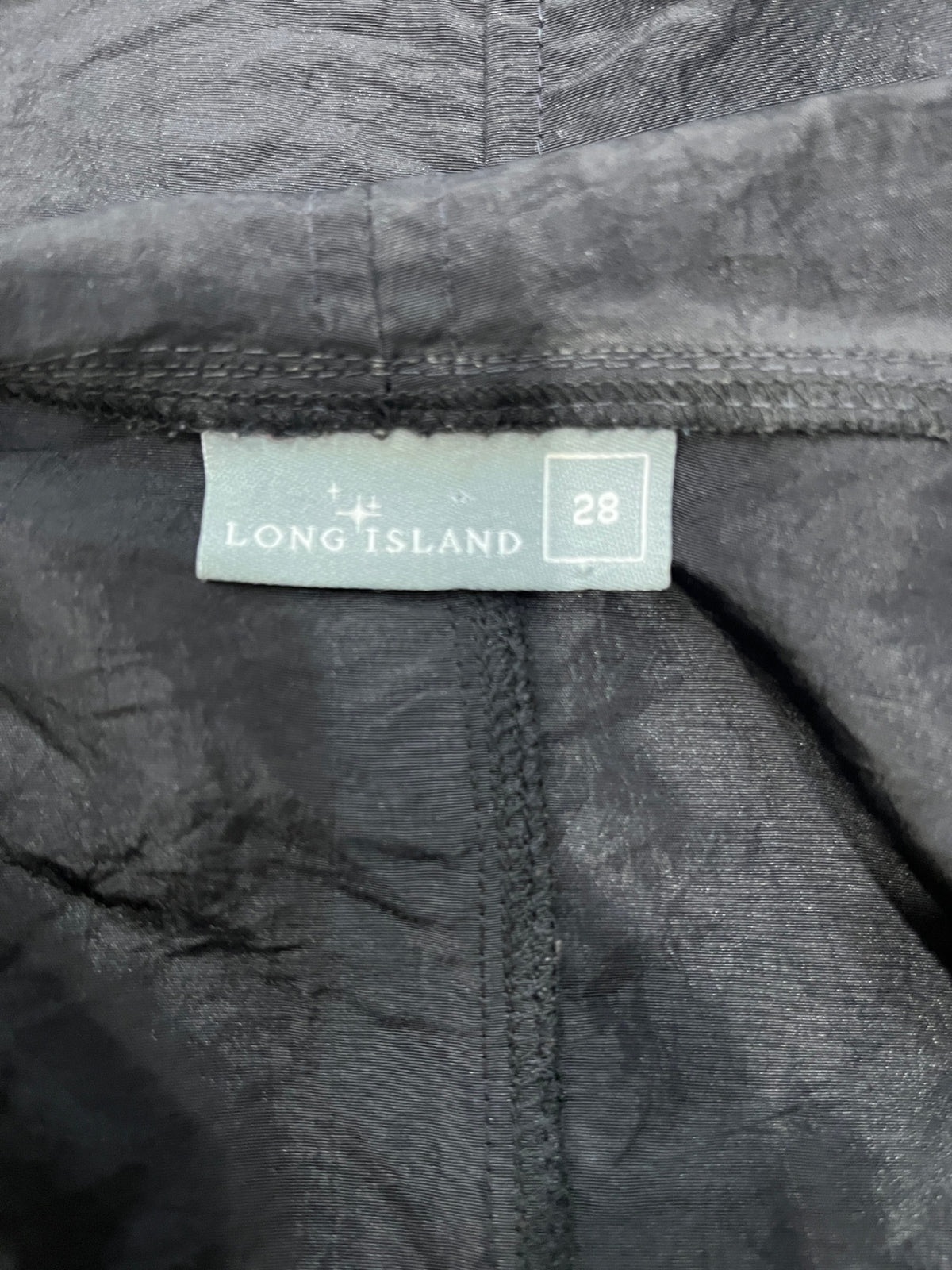 Long Island Black Zip-Up Vest – Casual Layering Style | XXL