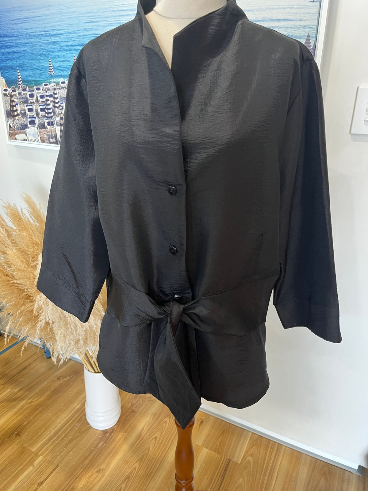 Lisa Law Tailored Black Jacket – Size 18